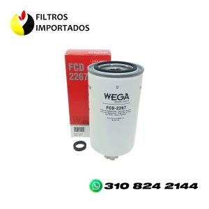 FILTRO COMBUSTIBLE NEW HOLLAND MAQUINARIA / HYUNDAI /VOLVO -11N470210 /BF1356 / FS19608
