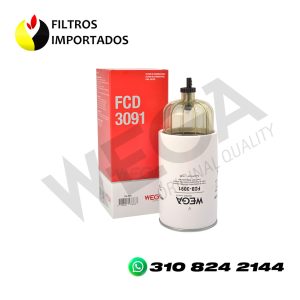 FILTRO COMBUSTIBLE SCANIA,CHEVROLET BF1390-O ROSCA 1X14" 45 MICRAS
