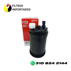 FILTRO COMBUSTIBLE RETROEXCABADORA XCMG CUMMINS QSB, SANY 800154400 / 40C7018